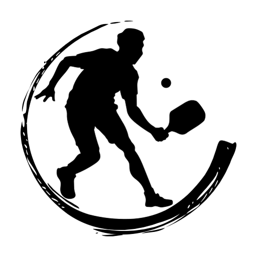 Carolina Pickleball Club Logo Icon, Black variant